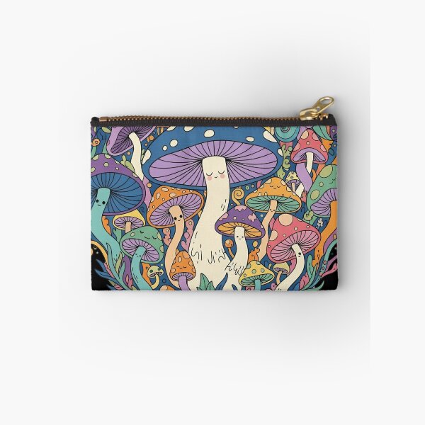Item preview, Oddly Grounded – Whimsical Mushroom Circle Art T-Shirt designed and sold by Karlas-things.