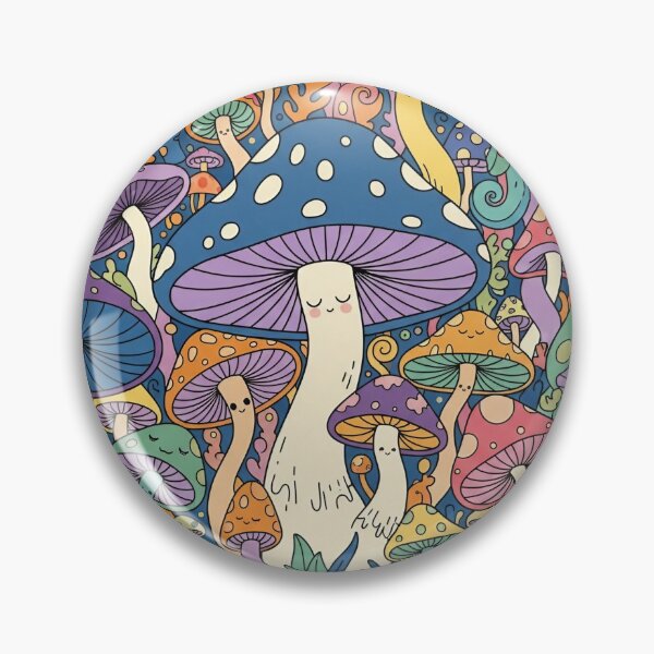 Item preview, Oddly Grounded – Whimsical Mushroom Circle Art T-Shirt designed and sold by Karlas-things.