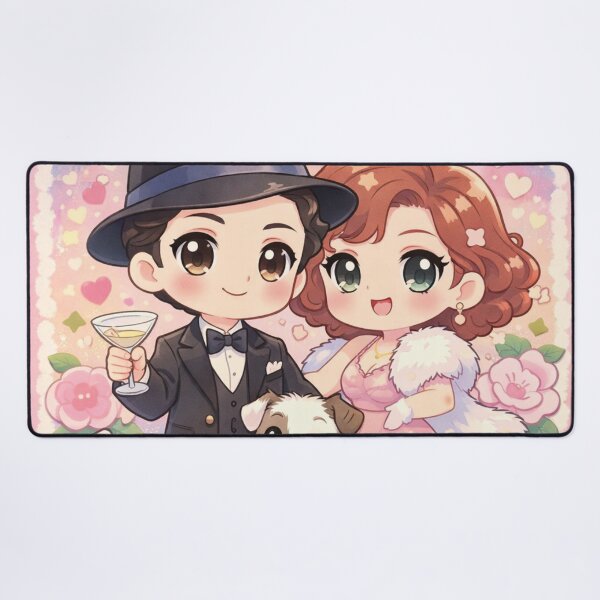 Item preview, The Thin Man – Kawaii Mystery Romance Collage designed and sold by Mauswohn.