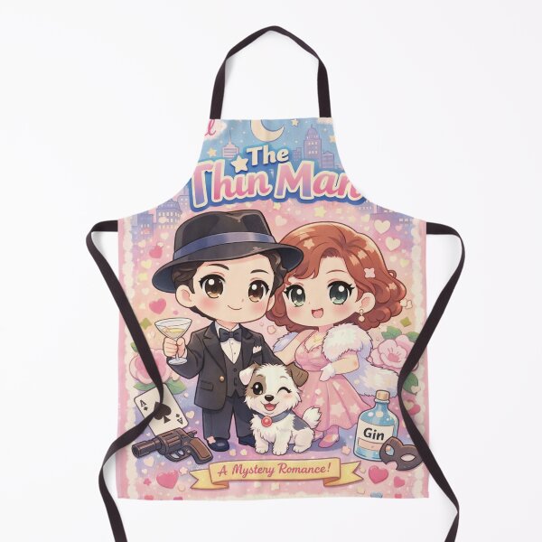 Item preview, The Thin Man – Kawaii Mystery Romance Collage designed and sold by Mauswohn.
