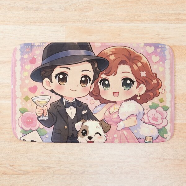 Item preview, The Thin Man – Kawaii Mystery Romance Collage designed and sold by Mauswohn.