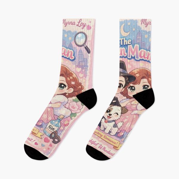 Item preview, The Thin Man – Kawaii Mystery Romance Collage designed and sold by Mauswohn.