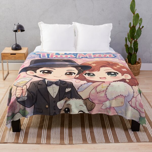 Item preview, The Thin Man – Kawaii Mystery Romance Collage designed and sold by Mauswohn.