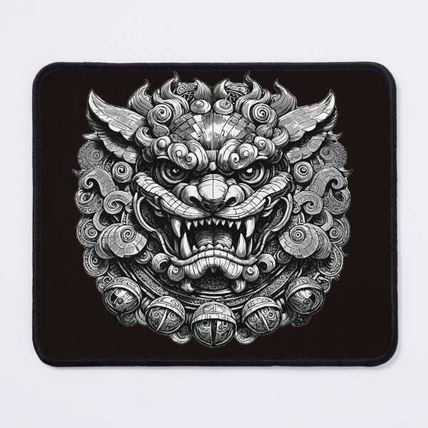 Item preview, Japanese Foo Dog Art designed and sold by Uneekbiro.