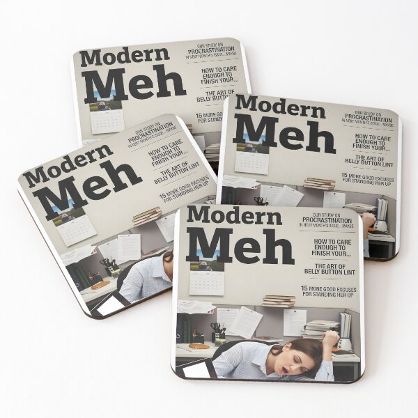 Item preview, Magazine Cover Parody: Modern Meh designed and sold by MatureProcure.