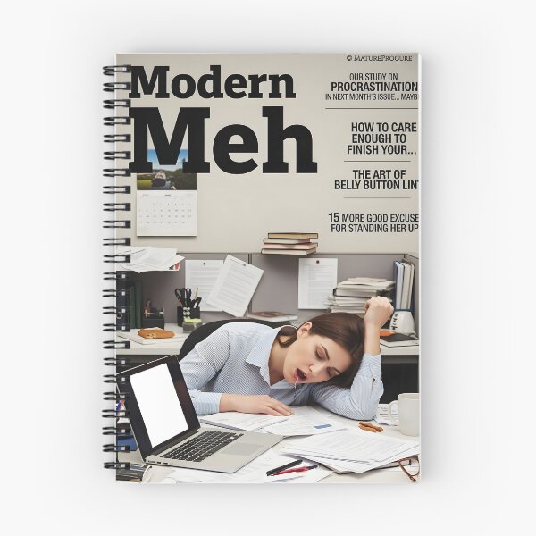 Item preview, Magazine Cover Parody: Modern Meh designed and sold by MatureProcure.