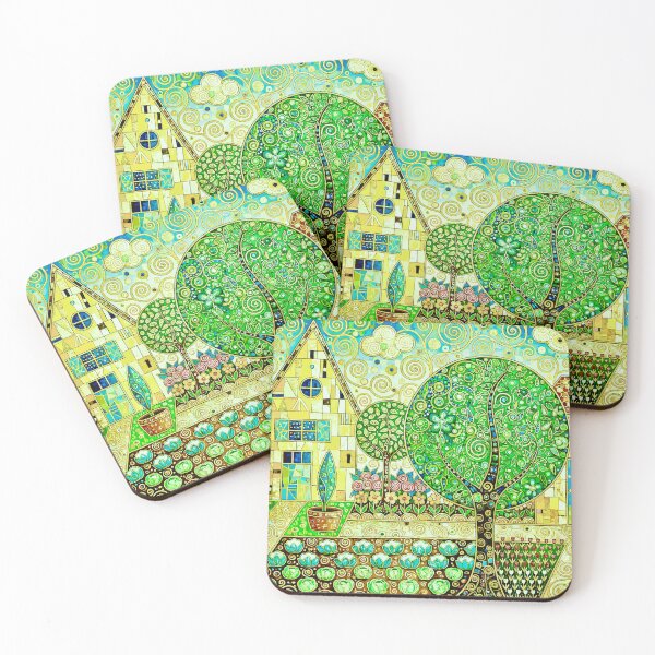 Item preview, Gustav Klimt Garden Flowers  designed and sold by Vicky Brago-Mitchell®.
