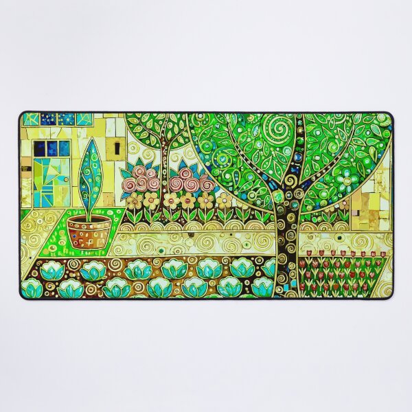Item preview, Gustav Klimt Garden Flowers designed and sold by Vicky Brago-Mitchell®.