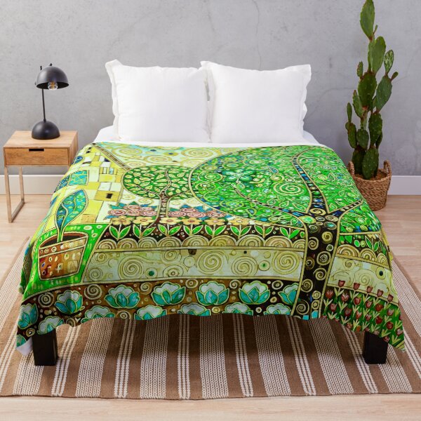Item preview, Gustav Klimt Garden Flowers designed and sold by Vicky Brago-Mitchell®.