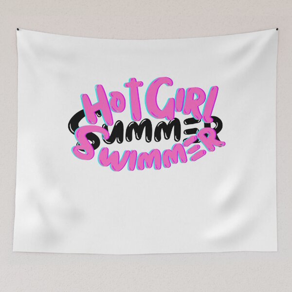 Item preview, Hot Girl Swimmer designed and sold by harmonicacave.