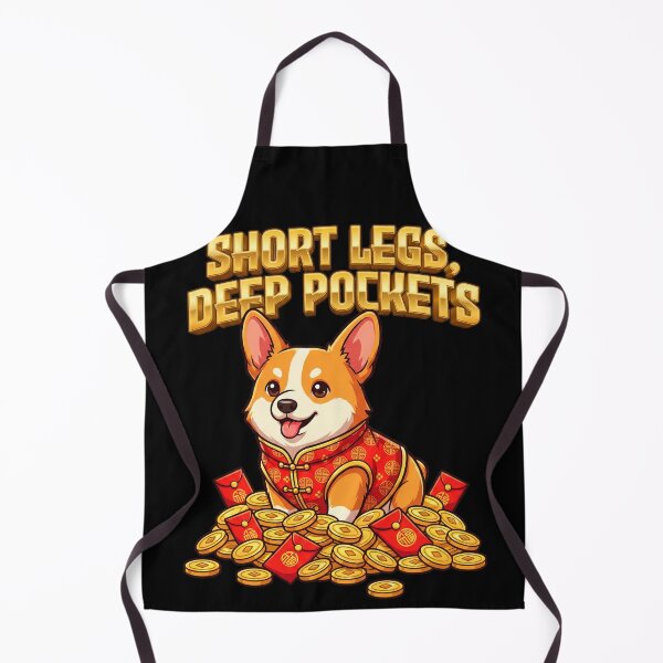 Item preview, Funny Corgi Dog Chinese New Year Wealthy Short Legs Art designed and sold by Tong4130.