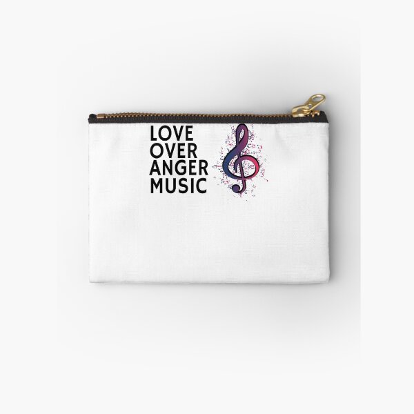 Item preview, Love Over Anger Music designed and sold by TeeTimeGuys.