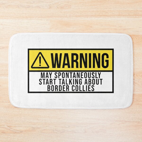 Item preview, Border Collie Dog Warning designed and sold by XCIV.