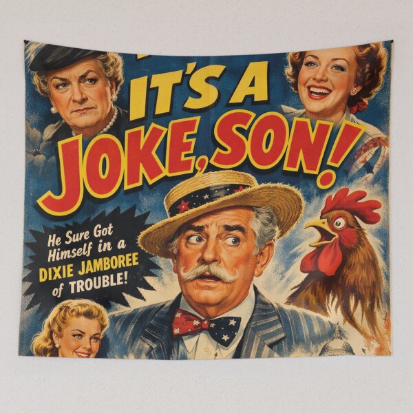 Item preview, It's a Joke, Son! – Vintage movie poster design designed and sold by Mauswohn.