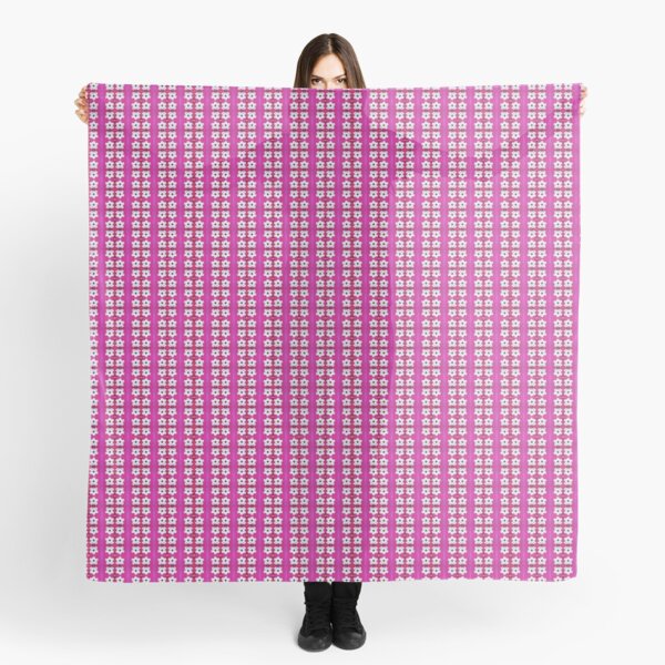 Bougainvillea motif Scarf