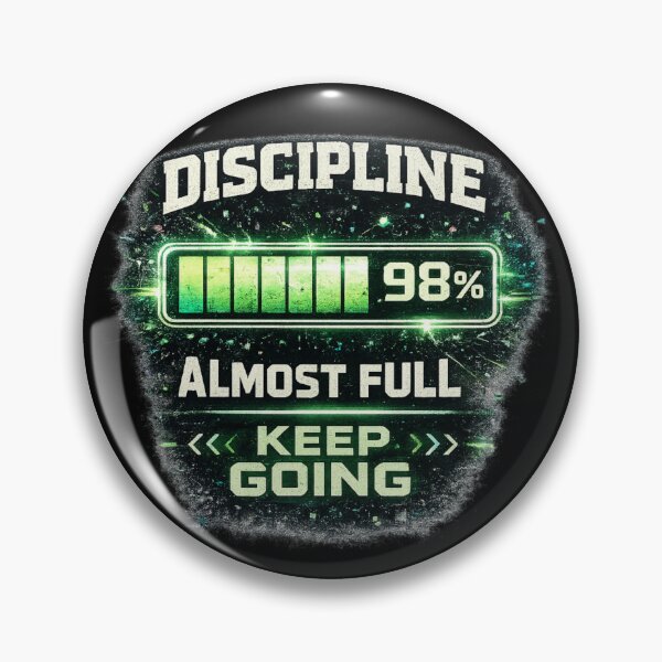 Item preview, Discipline Level 98% Keep Going designed and sold by UsandCoDesigns.
