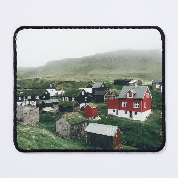 Item preview, Faroe Islands village – Nordic idyll in the fog designed and sold by Mauswohn.