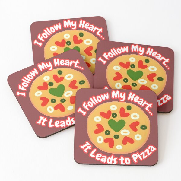 Item preview, Funny Pizza Heart Design for Food Lovers designed and sold by HopeAndHustle.