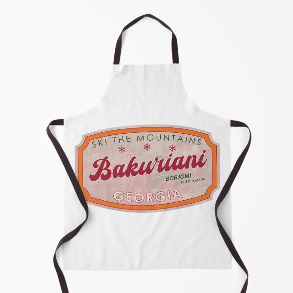 Item preview, Bakuriani, Georgia, Borjomi, Ski, textured skiing badge designed and sold by Wanderful-roads.