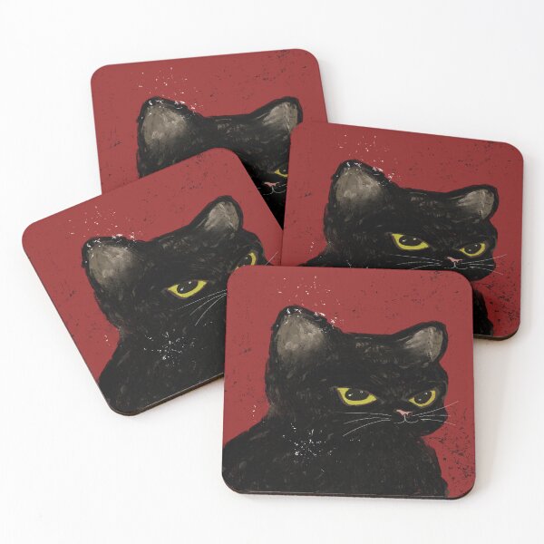 Item preview, black cat designed and sold by Ariesbunny111.