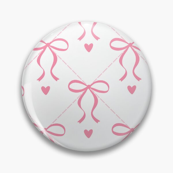Item preview, Pink Bow Pattern – Cute Pastel Aesthetic Repeating Design designed and sold by ChibiBloom.