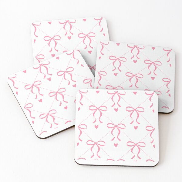 Item preview, Pink Bow Pattern – Cute Pastel Aesthetic Repeating Design designed and sold by ChibiBloom.