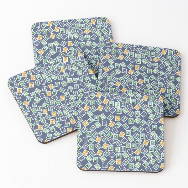 Item preview, Postal Worker Pattern with Stamps designed and sold by kapotka.