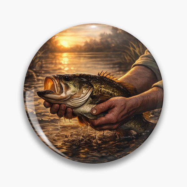 Item preview, Bass Fishing Moment – Catch & Release designed and sold by PioguArtFish.