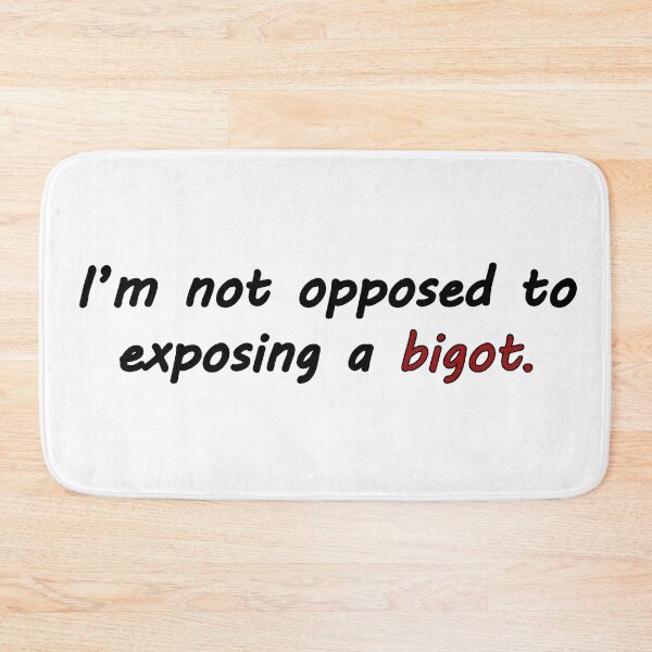 Item preview, Exposing a Bigot (Black Outline) designed and sold by libertyp1006.