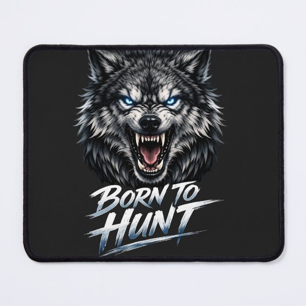 Item preview, Born to Hunt – Fierce Wolf Head Streetwear Design designed and sold by TTStudio.