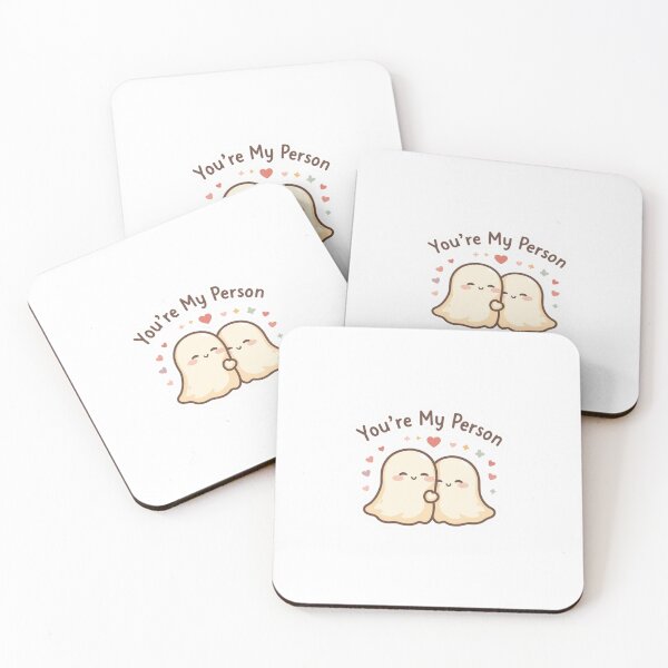 Item preview, You're My Person - Couple Valentine Ghost Sticker designed and sold by OrikuStudio.