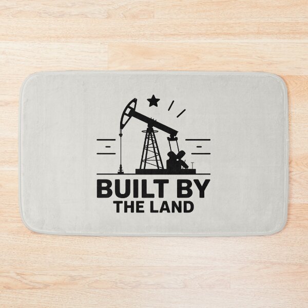 Item preview, Built By The Land Industrial Oil Rig Energy Heritage Art designed and sold by SplashTastic.