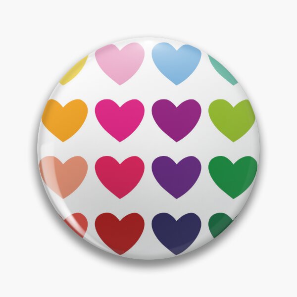 Item preview, Rainbow Hearts Valentine's Pattern - Colorful Seamless Print designed and sold by Vector Woofs.