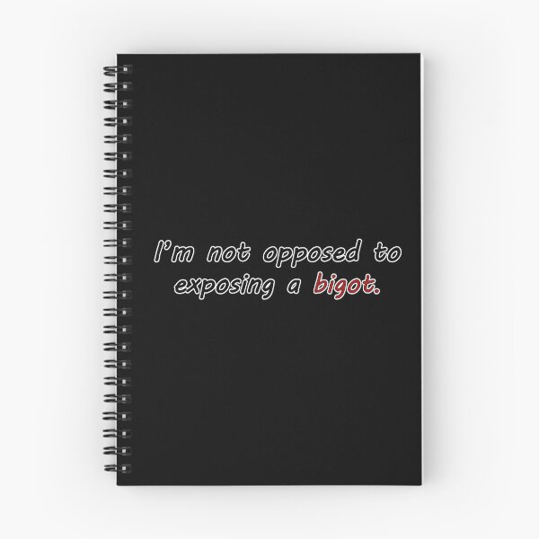 Item preview, Exposing a Bigot (White Outline) designed and sold by libertyp1006.