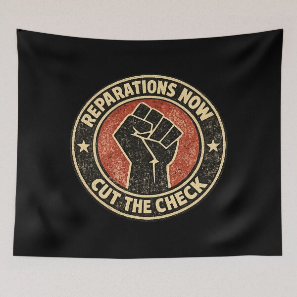 Item preview, Reparations Now Cut The Check  designed and sold by DIRTYDUNNZ.
