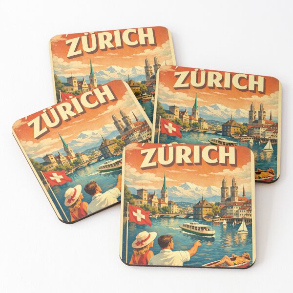 Item preview, Holidays in Zurich – Nostalgic Swiss Travel designed and sold by Mauswohn.