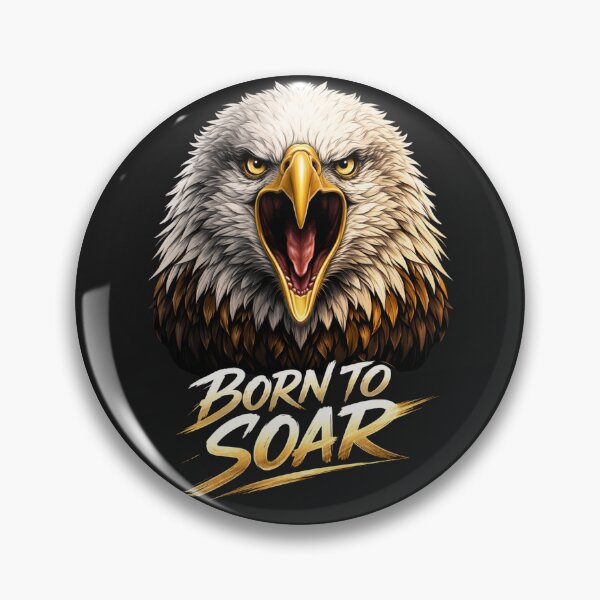 Item preview, Born to Soar – Powerful Eagle Head Streetwear Design designed and sold by TTStudio.