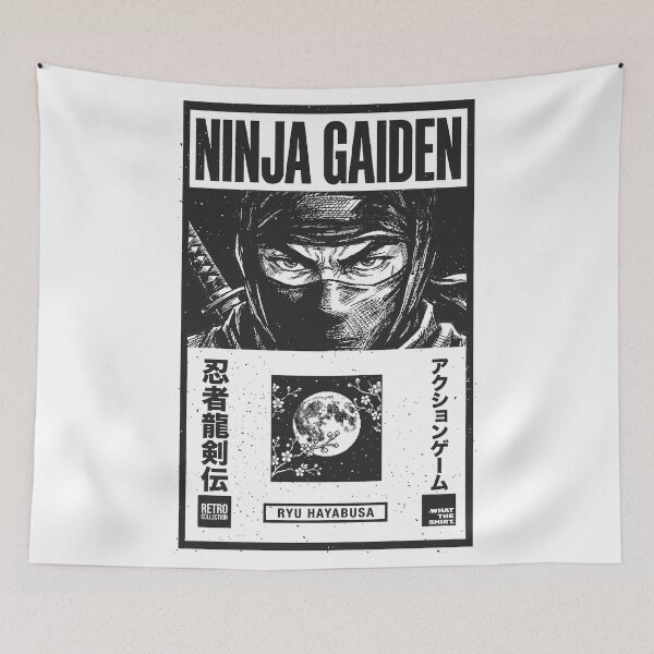 Item preview, Ninja Gaiden Ryu Hayabusa - Retro Manga Style designed and sold by WHAT THE SHIRT.