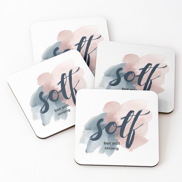 Item preview,  Soft But Still Strong, aesthetic minimalist quote designed and sold by BoxofMoments.