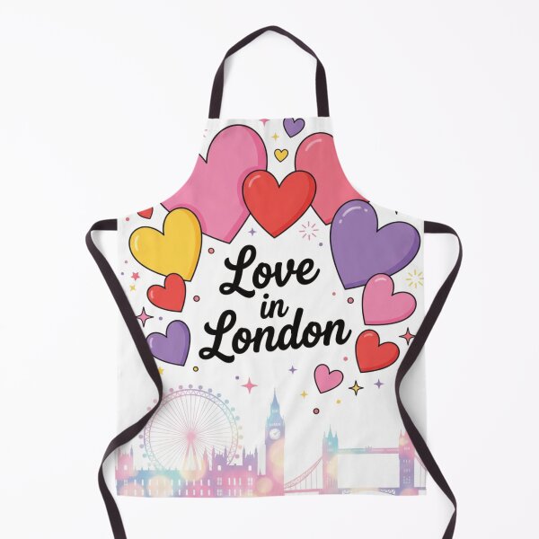 Item preview, Love in London Skyline with Colorful Hearts designed and sold by DGtaLrtcom.
