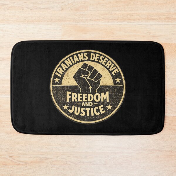 Item preview, Iranians Deserve Freedom and Justice  designed and sold by DIRTYDUNNZ.
