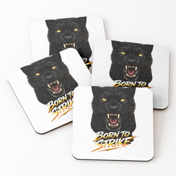 Item preview, Born to Strike – Fierce Black Panther Streetwear Design designed and sold by TTStudio.