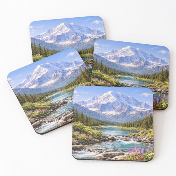 Item preview, Mt. McKinley (Denali) Alaska Landscape designed and sold by Myra365Art.