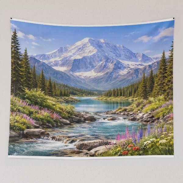 Item preview, Mt. McKinley (Denali) Alaska Landscape designed and sold by Myra365Art.