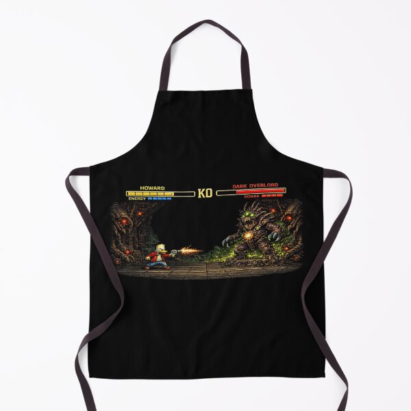 Item preview, Howard vs Dark Overlord – Retro Arcade Boss Figh designed and sold by obstinator.