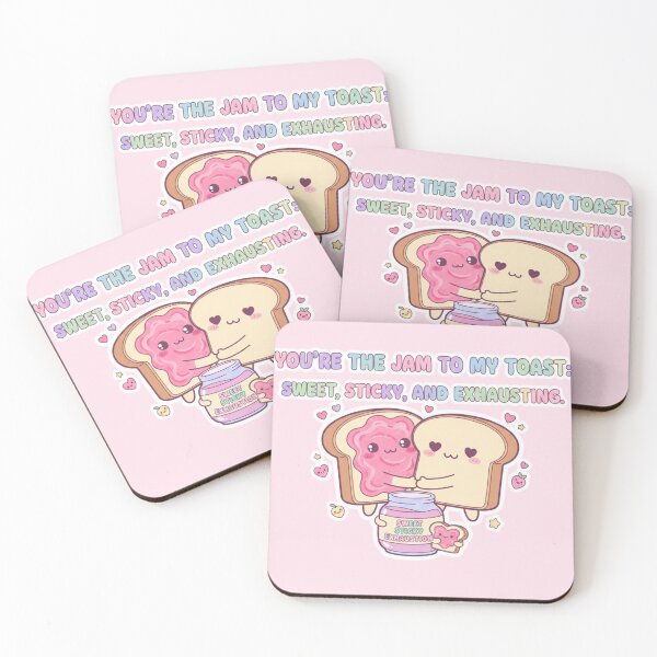 Item preview, Sweet & Sticky Chaos: A Sarcastic Valentine Toast designed and sold by Prints & Pulse.