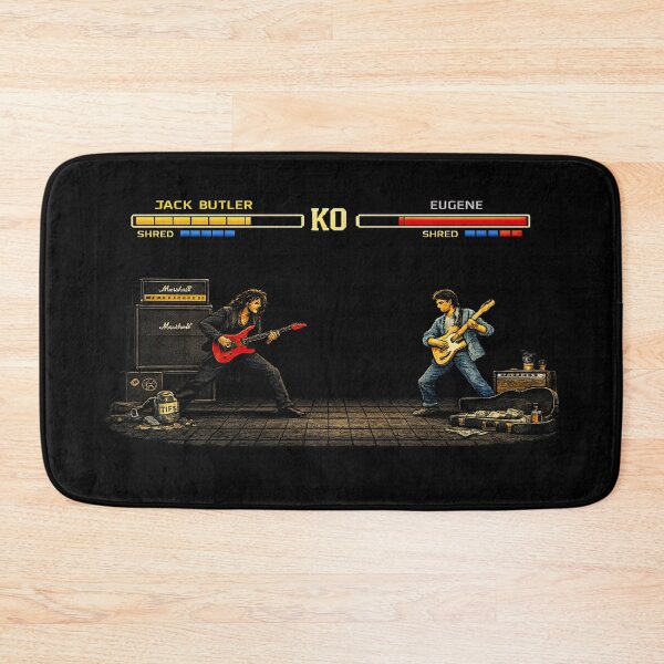 Item preview, Crossroads Guitar Duel – Retro Arcade Fighting Game Pixel Art designed and sold by obstinator.