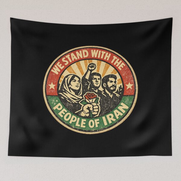Item preview, We Stand With The People of Iran  designed and sold by DIRTYDUNNZ.