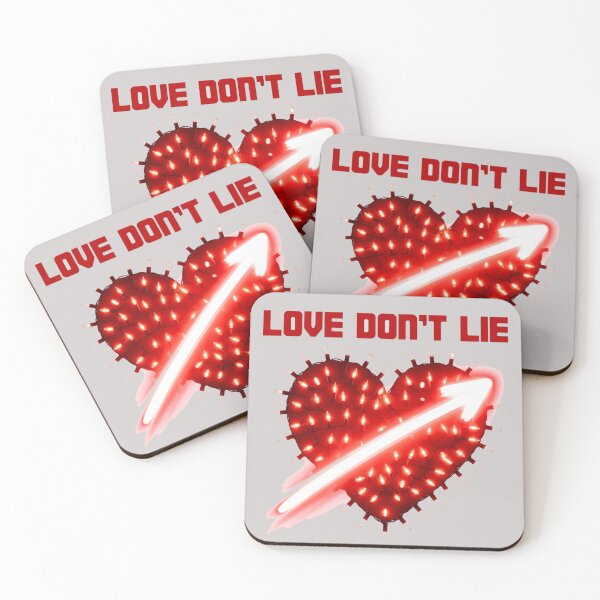 Item preview, Love Don't Lie Lights Heart Tee designed and sold by Mirks74.