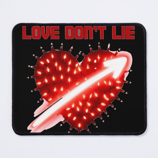 Item preview, Love Don't Lie Lights Heart Tee designed and sold by Mirks74.